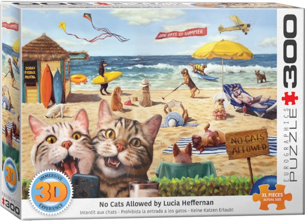 3D - No Cats Allowed, Lucia Heffernan (300pcs)