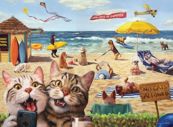 3D - No Cats Allowed, Lucia Heffernan (300pcs)