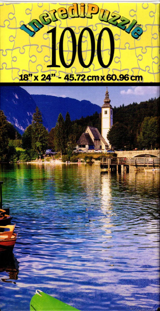 PFG Incredipuzzle - Lake Bohinj (1000pcs) (Usage/Used - PUZZLES FOR GOOD)