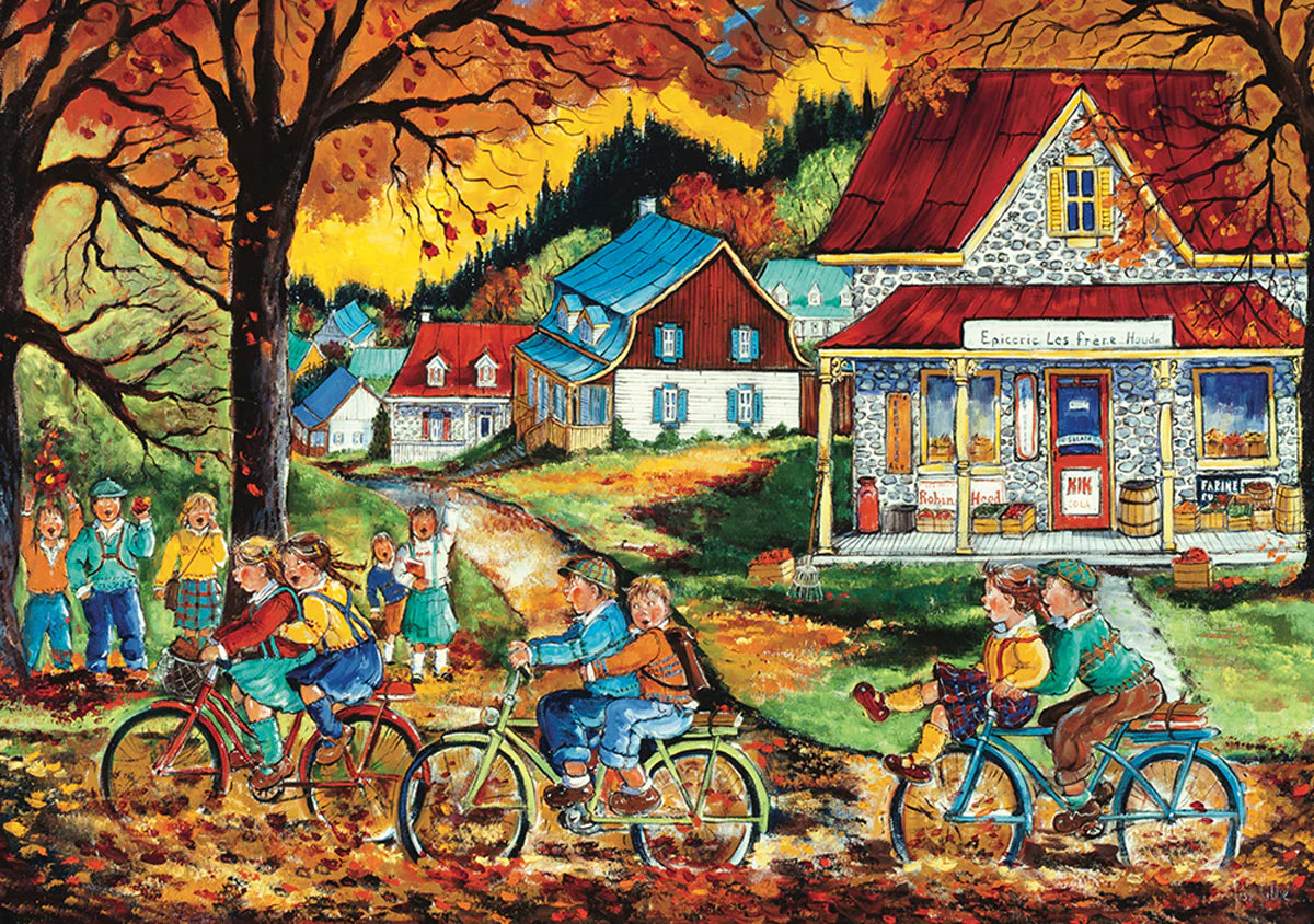 PFG A Race With Friends, L. Labbe (500pcs) (Usage/Used - PUZZLES FOR GOOD)