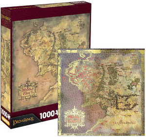 The Lord of the Rings Map - Heat Stamp (1000pcs) (FOIL)