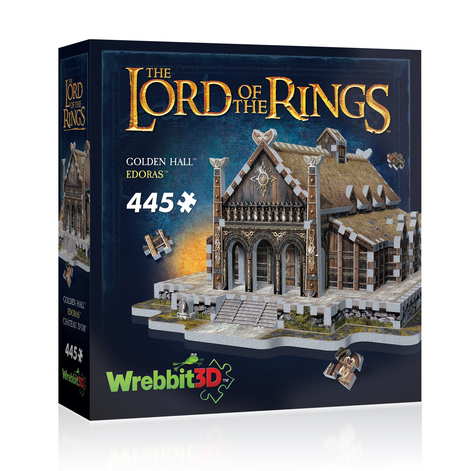 Golden Hall - Lord of the Rings - (3D puzzle) (445pcs)