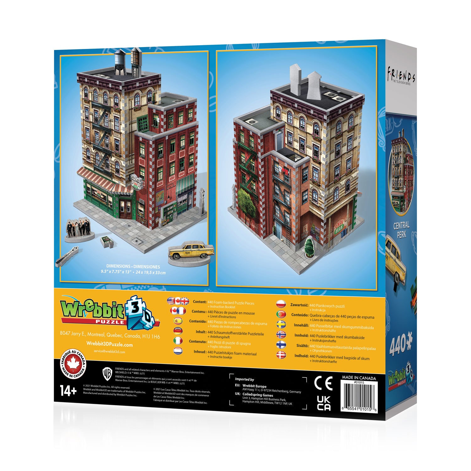 Central Perk - Friends (3D Puzzle) (440pcs)