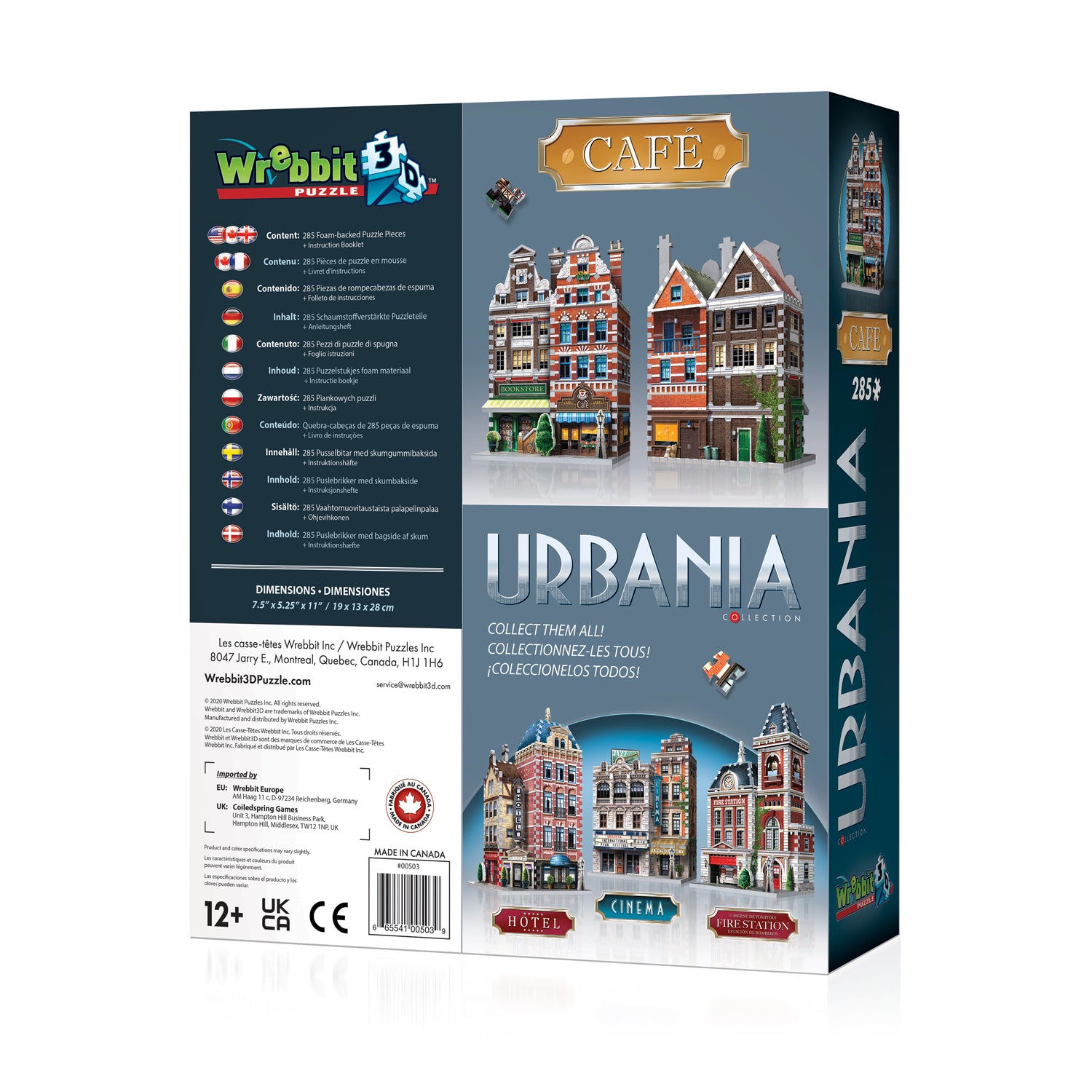 Café - Urbania Collection (3D Puzzle) (285pcs)
