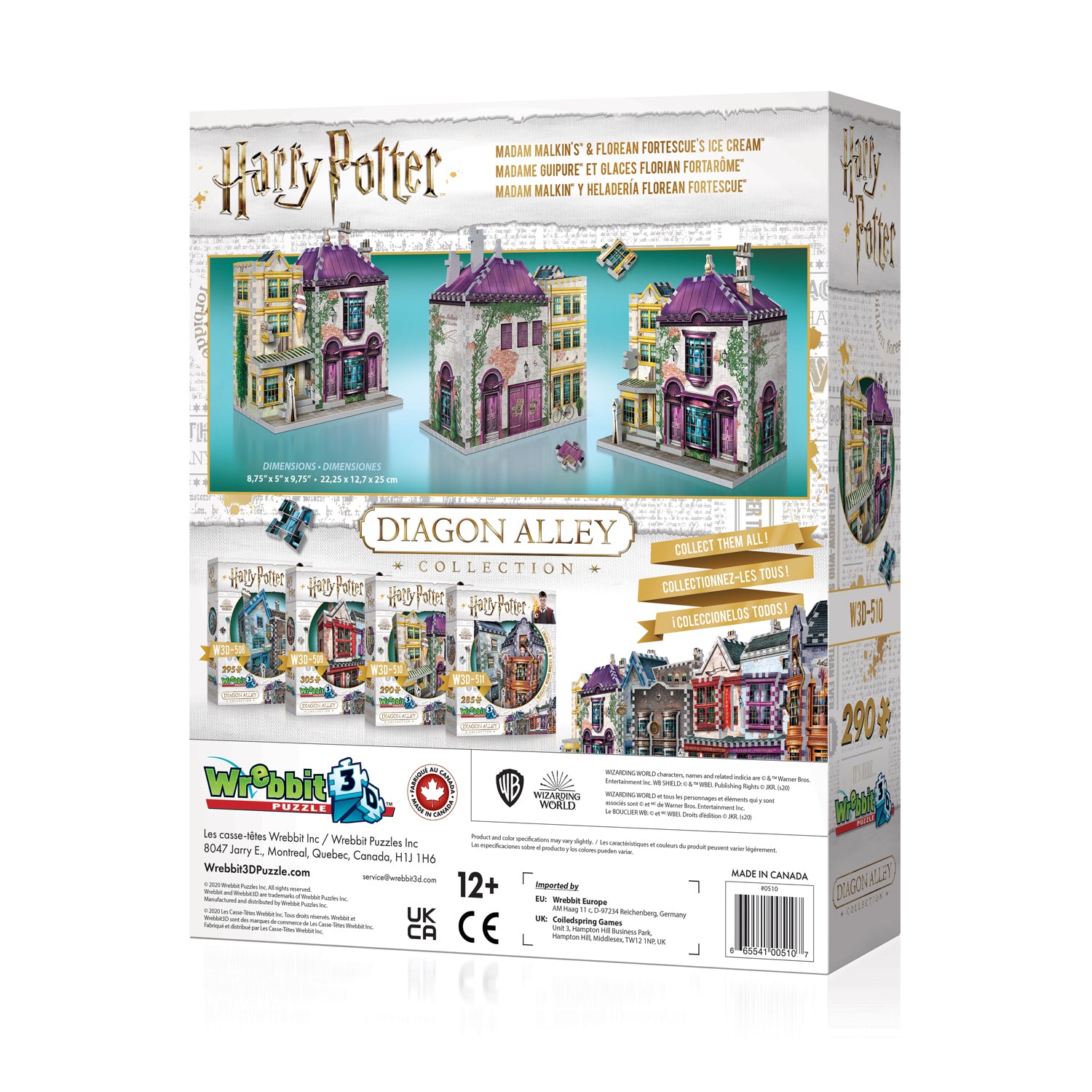 Harry Potter 3D - Madam Malkin’s and Florean Fortescue’s Ice Cream (290pcs)
