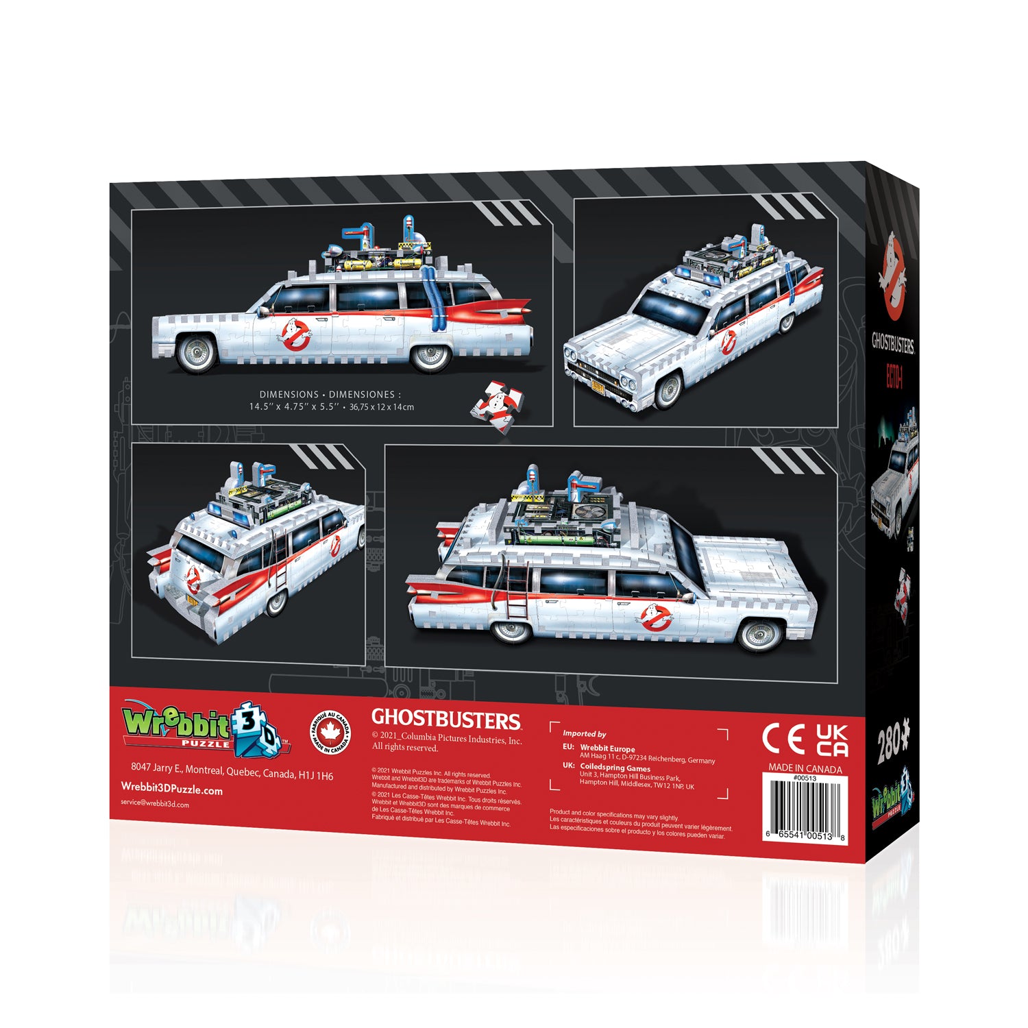 Ecto 1 - Ghostbusters (puzzle 3D) (280pcs)