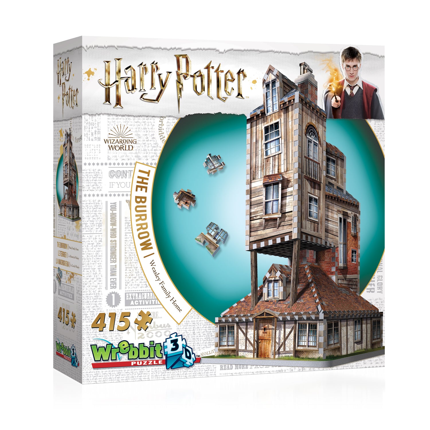 Harry Potter 3D - The Burrow, Weasley Family Home (415pcs)