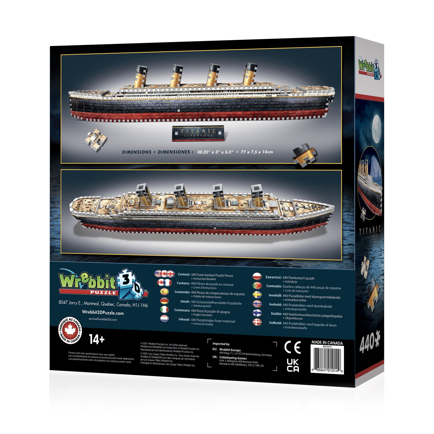 Titanic (3D puzzle) (440pcs)