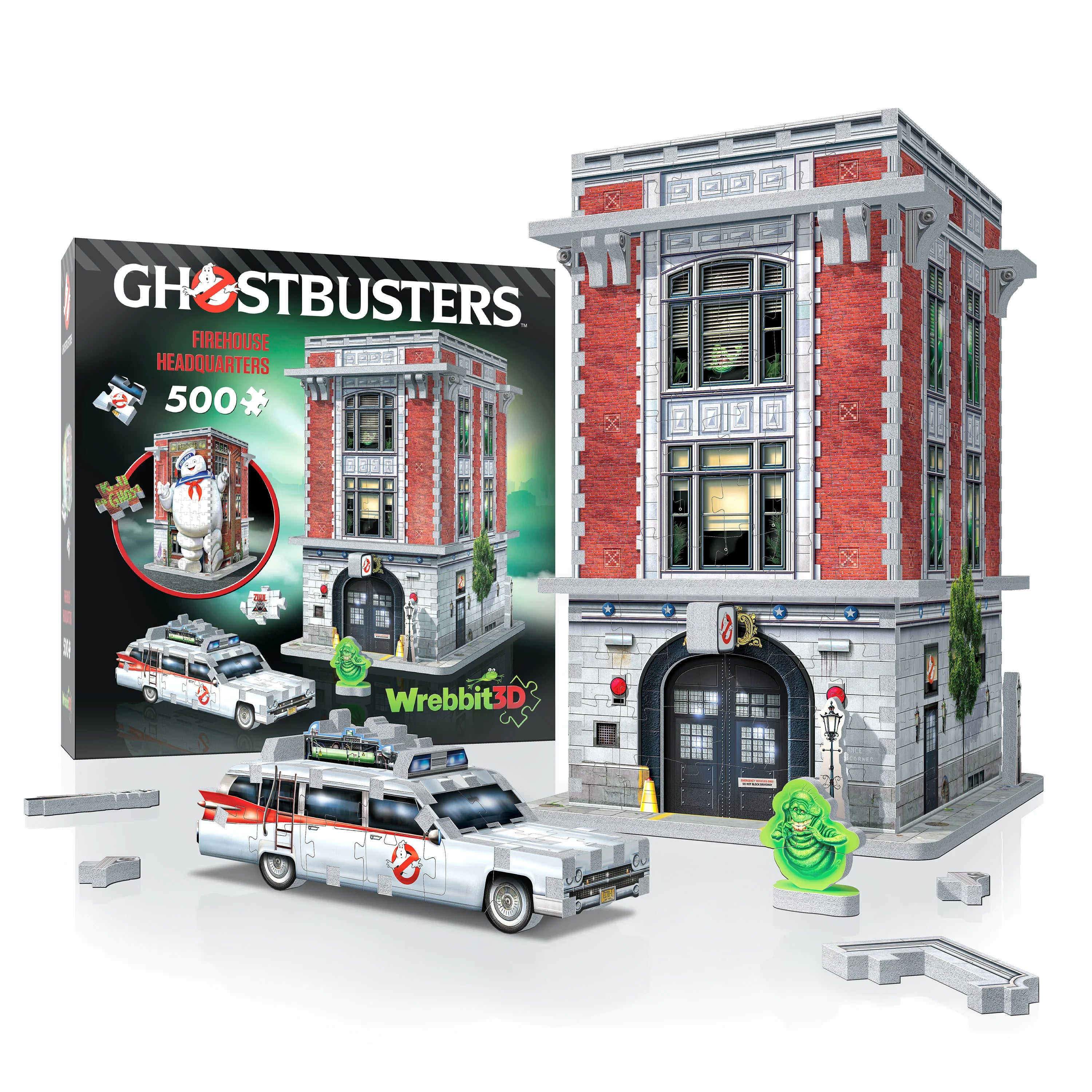 Ghostbusters - Firehouse Headquarters (3D Puzzle) (500pcs)