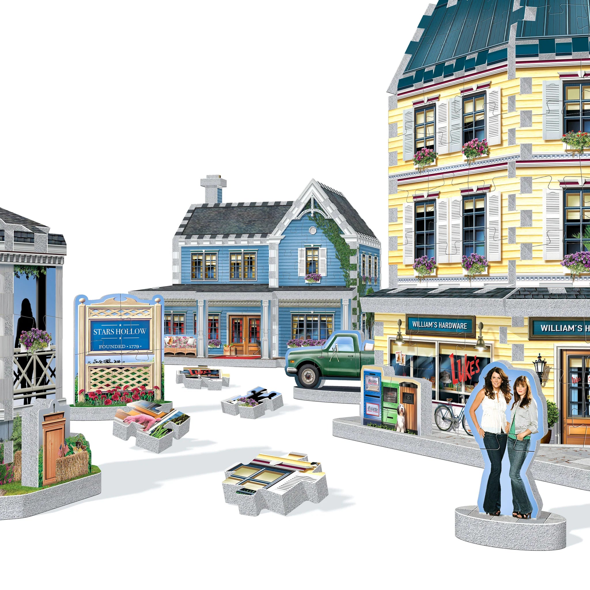 Gilmore Girls - Stars Hollow (Puzzle 3D) (435 pièces) (Édition limitée) 