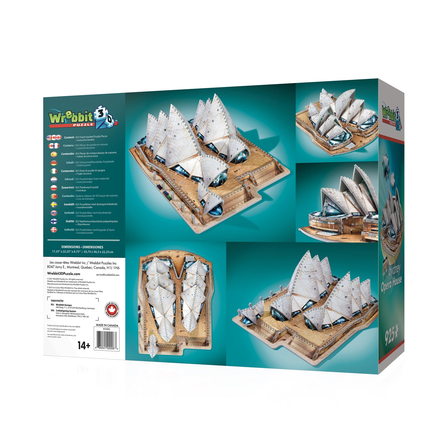Opéra de Sydney (puzzle 3D) (925pcs)