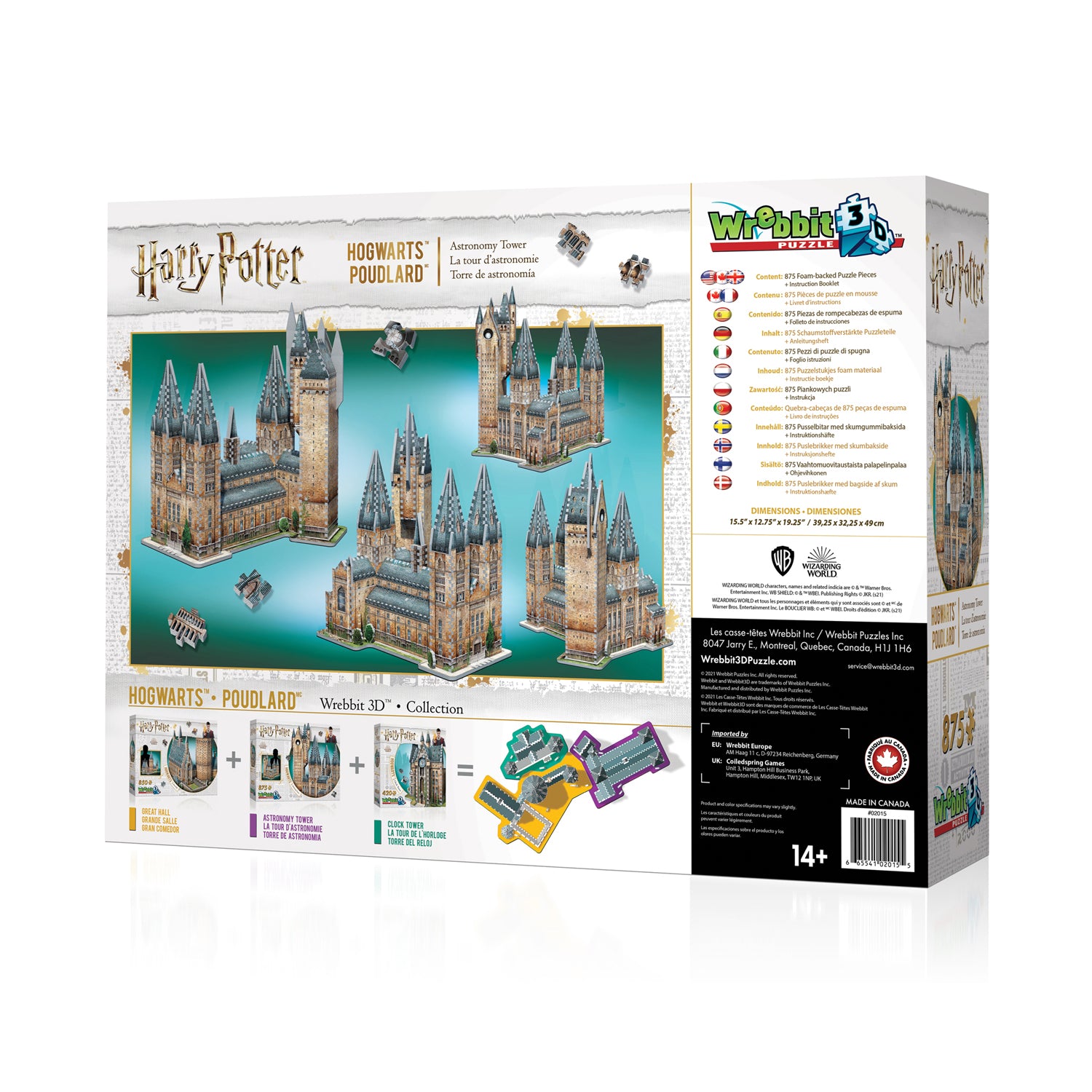 Harry Potter 3D - Hogwarts Astronomy Tower (875pcs)