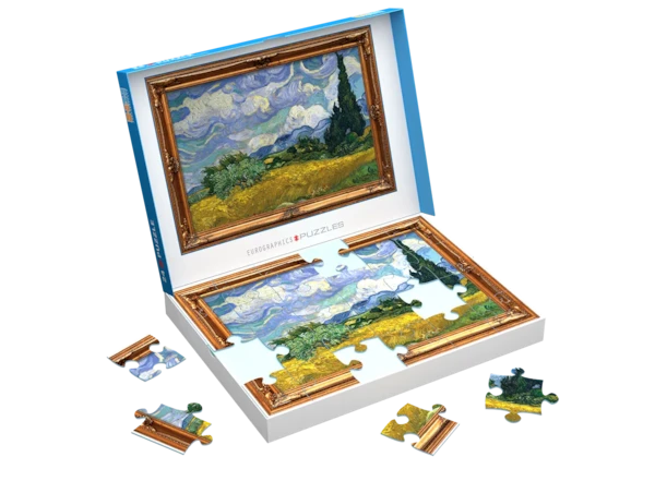 Wheat Field with Cypresses, Van Gogh (24pcs)