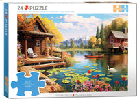 Cottage au bord du lac (24pcs)