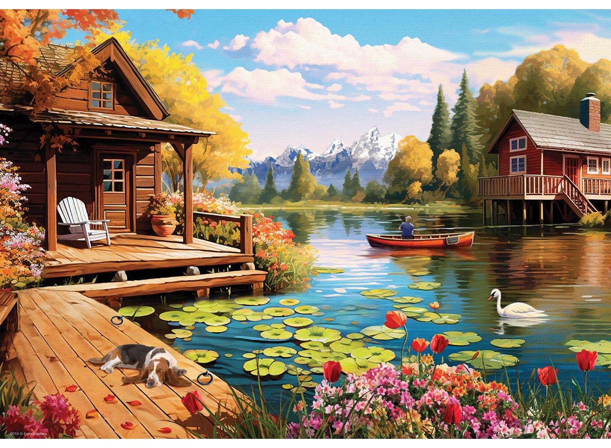 Cottage by the Lake (24pcs)