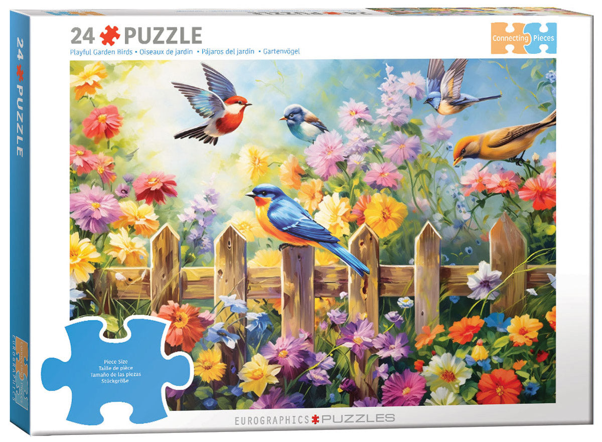 Playful Garden Birds (24pcs)