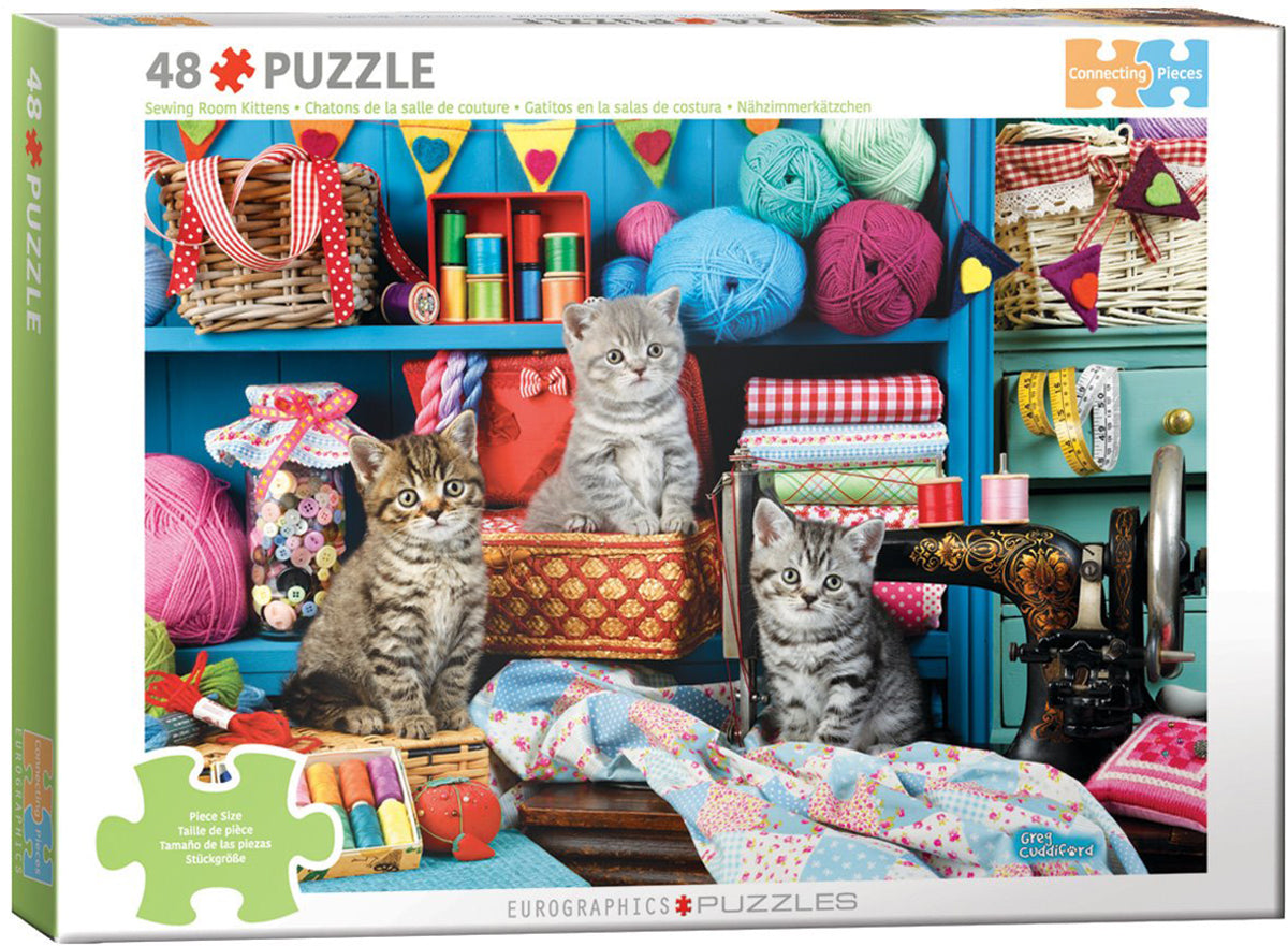 Sewing Room Kittens, Greg Cuddiford (48pcs)