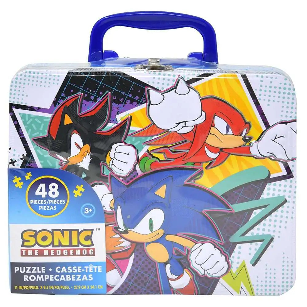 Sonic the Hedgehog Tin Lunch Box (48pcs)