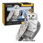 National Geographic - Snowy Owl (3D Puzzle) (62pcs)