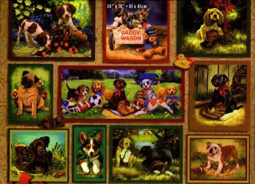 PFG Puppy Collection, Linda Picken (1000pcs) (Usage/Used - PUZZLES FOR GOOD)