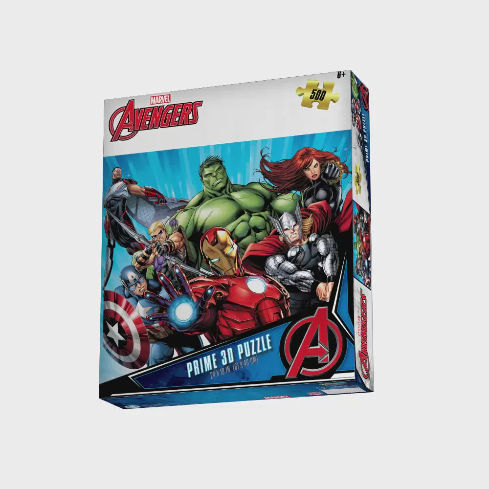 Marvel - Avengers (3D Puzzle) (500pcs)