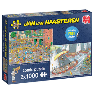 JVH 2-in-1 The Cheese Market / Sailboat Race (2×1000 pieces)