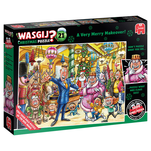 Wasgij Christmas #21 - A Very Merry Makeover (2x1000pcs)