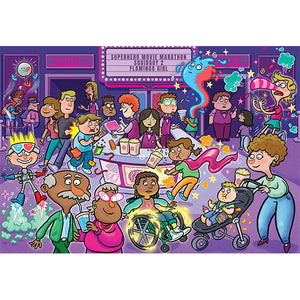 Wasgij Junior #2 - Popcorn Power-Up! (240pcs)