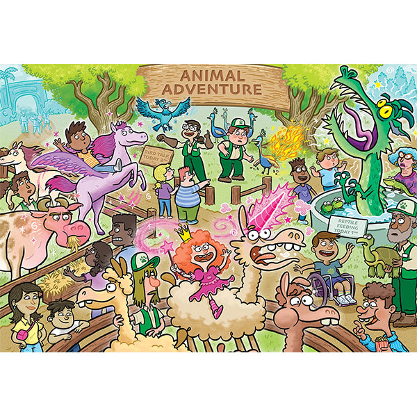 Wasgij Junior #3 - Enchanted Encounters! (240pcs)