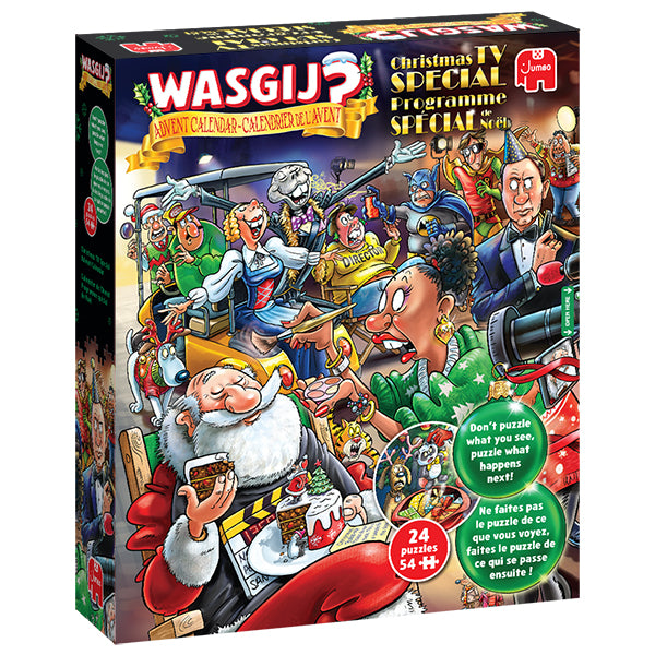 2026 Wasgij Advent Calendar - Christmas TV Special (24 x 54pcs)