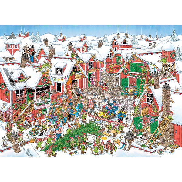 DMG Santa's Village, JVH (1000pcs) (DAMAGED BOX)
