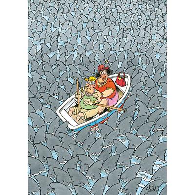 DMG Expert 1 - Shark Mania / Manie de requin, JVH (500pcs) (DAMAGED BOX)