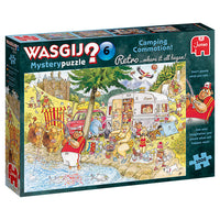 PFG Wasgij? Mystère rétro # 6, Camping Commotion / Troubles AU Camping! (Utilisation / utilisée - puzzles pour de bon)