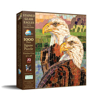 Talage de vitraux - Eagles, Cynthe Fisher (1000pcs)