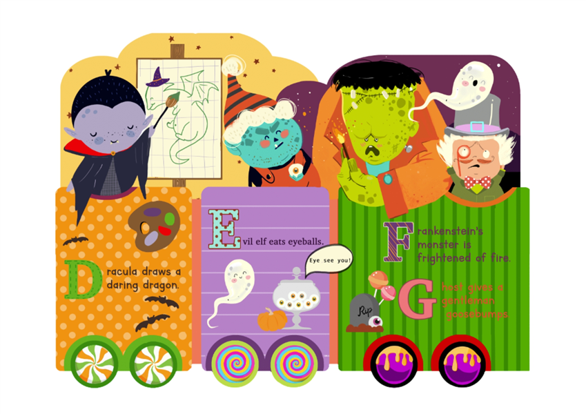 Monsters Puzzle-Train (26pcs)