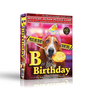 B is for Birthday Alphabet Mystery Puzzle (2x500pcs)