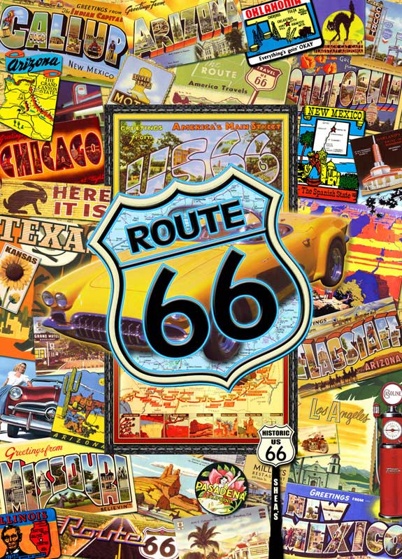 PFG Route 66  (Usage/Used - PUZZLES FOR GOOD)