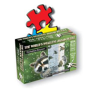 World's Smallest Puzzle - Peekaboo Raccoon (234pcs)