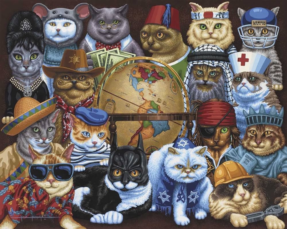 Cats Around the World (1000pcs)