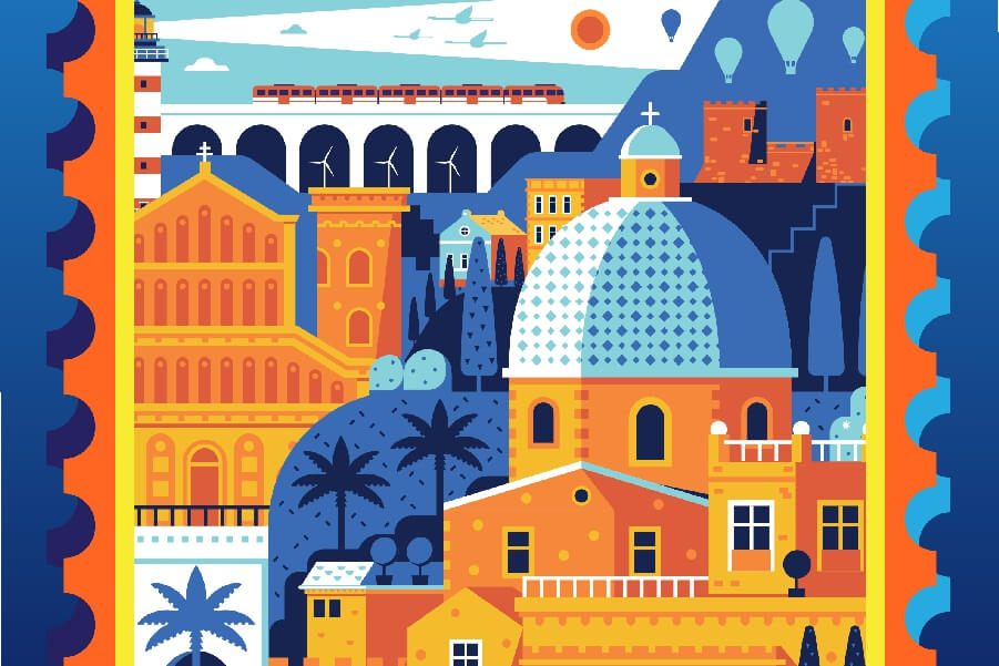 Mediterranean Vacation - Mini Puzzle