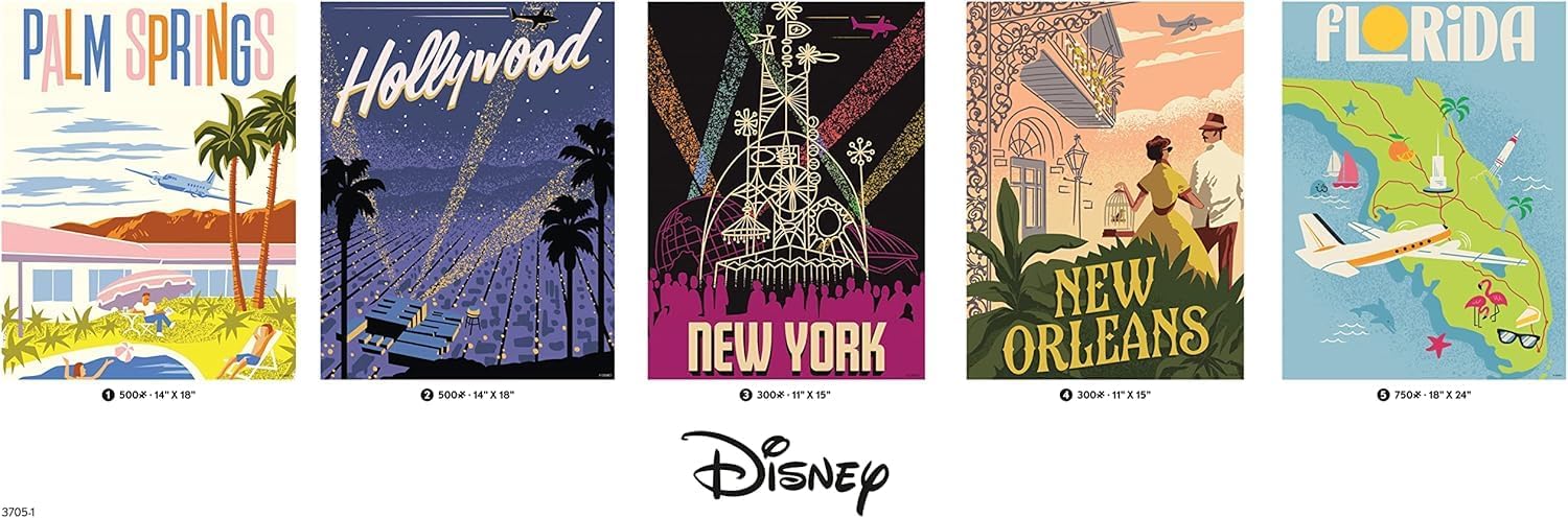 DMG Disney - Walt's Plane Poster Series - Limited Edition 5-in-1 Multipack (DAMAGED BOX)