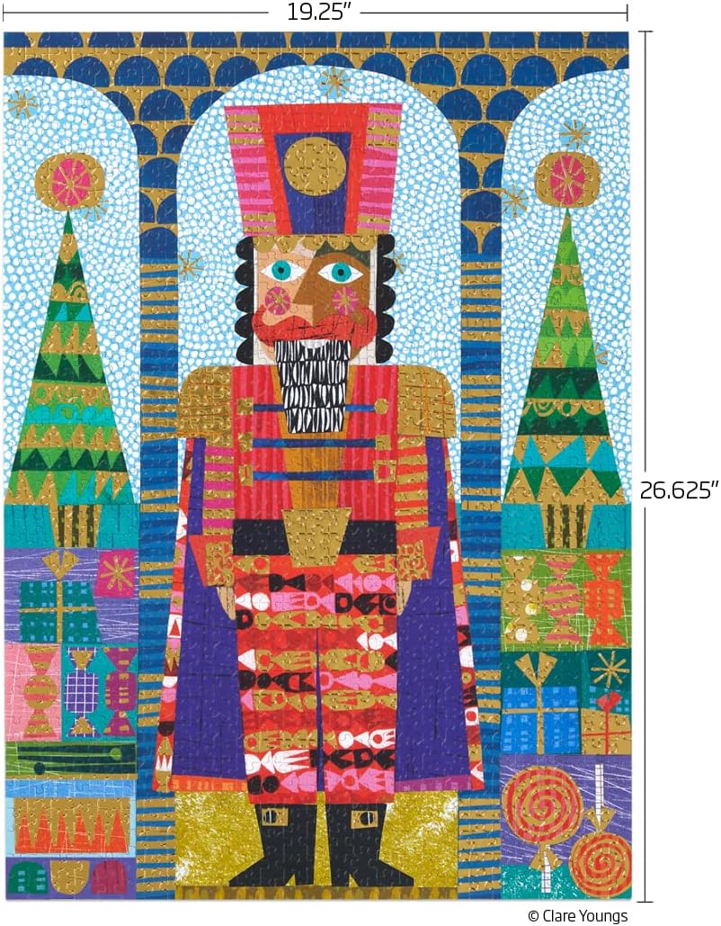 Festive Nutcracker (1000pcs) (FOIL)