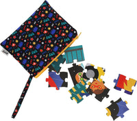 Superheroes - Puzzle à deux côtés sur le pouce (48pcs)