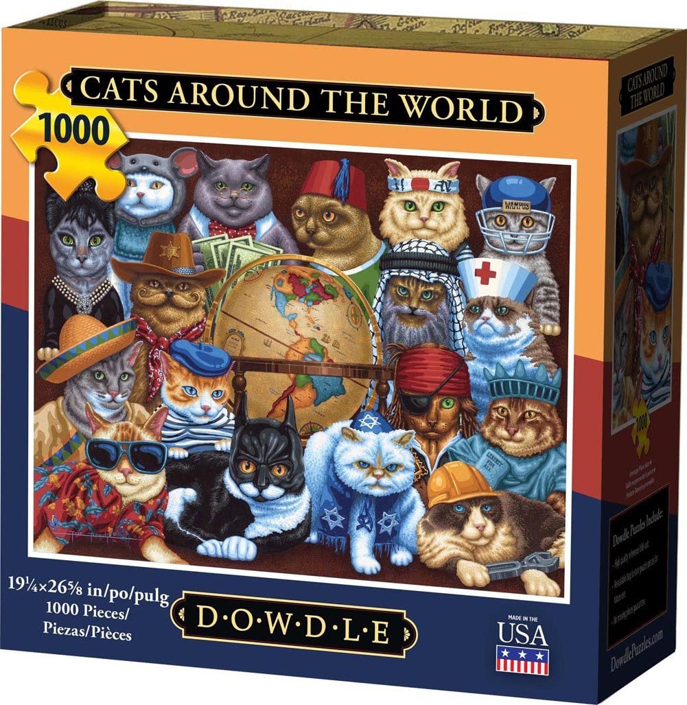 Cats Around the World (1000pcs)