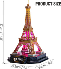 Tour Eiffel dirigée (puzzle 3D) (84pcs)