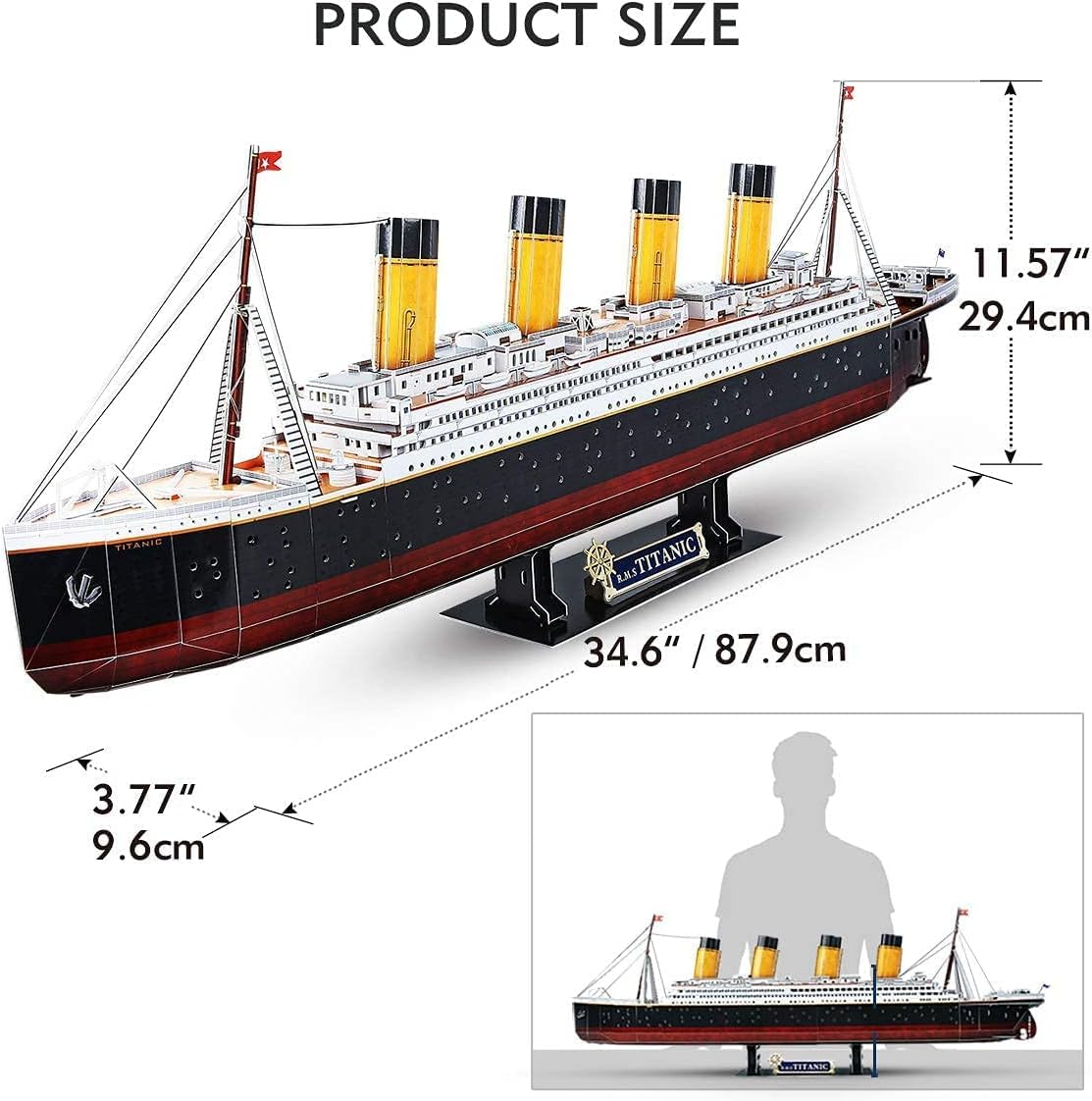 LED Titanic (3D Puzzle) (266pcs)