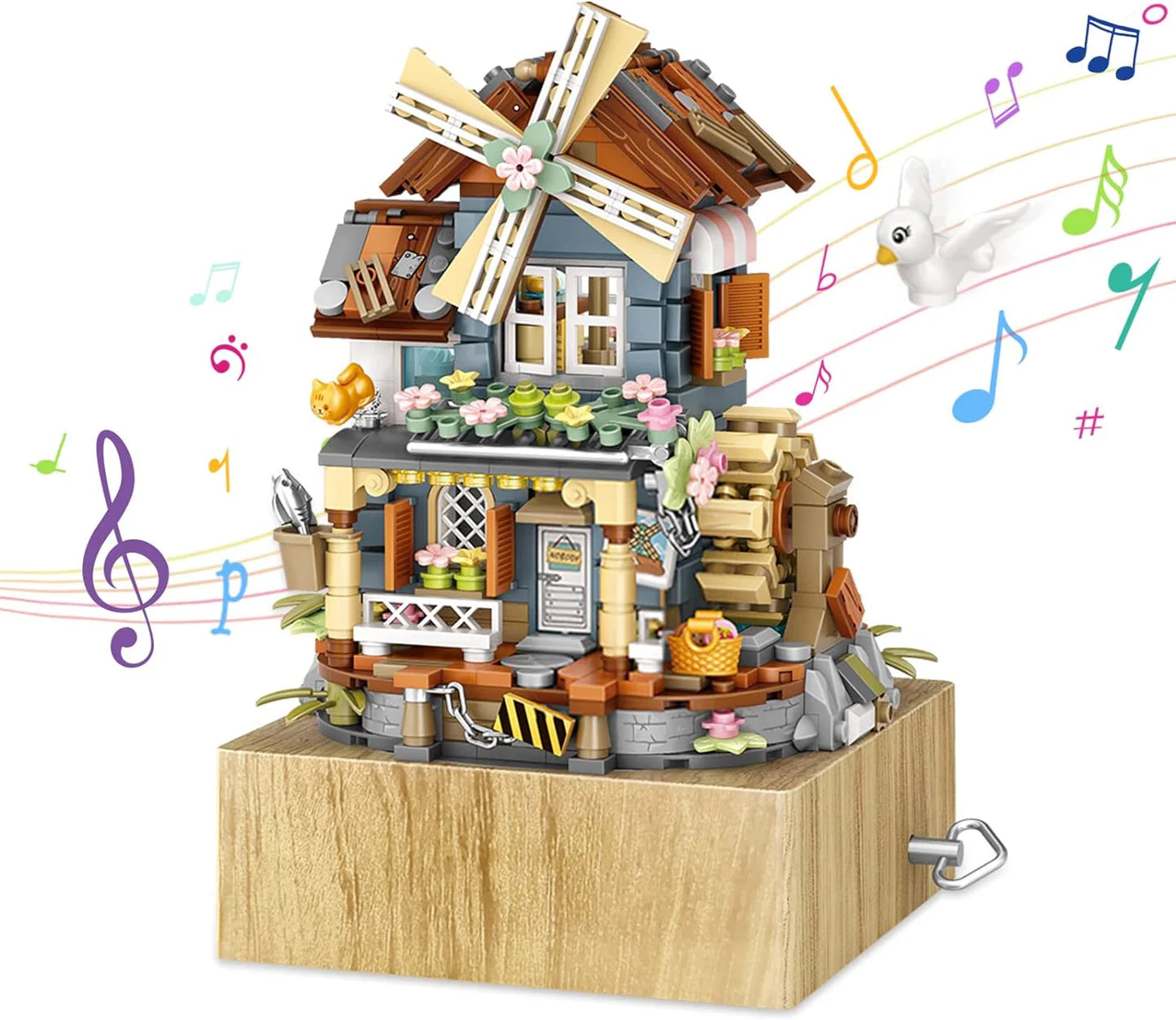 Boîte à musique Moulin à vent LOZ (799 pièces)