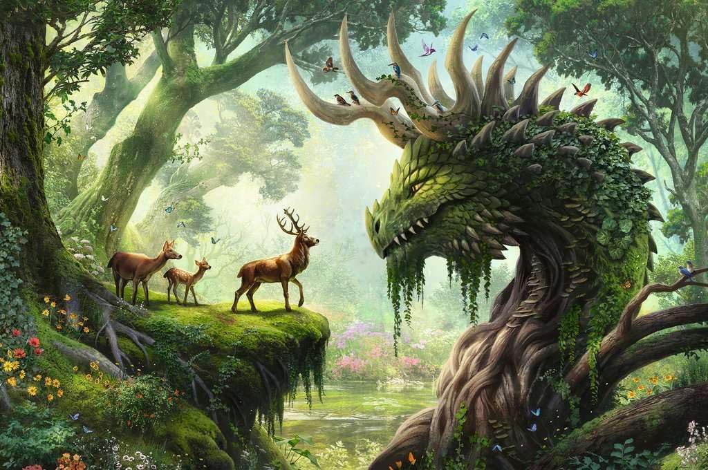 Ravensburger Le dragon forestier se réveille (3000pcs)