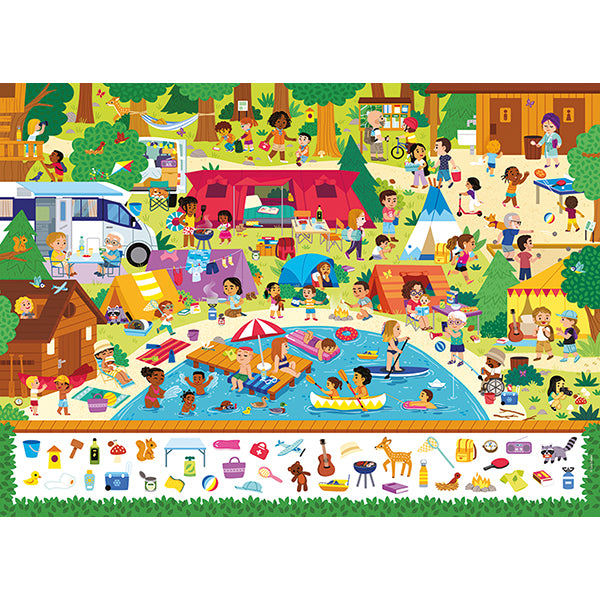 Cherche & Trouve - Au Camping (100pcs)
