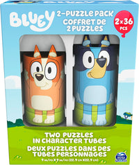 Deux tubes de caractère bluey (2 x 36pcs)
